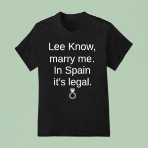 Stray Kids Lee Know Marry Me In Spain Its Legal T Shirt