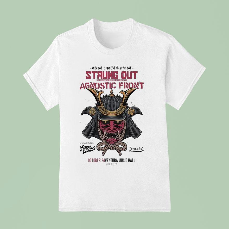 Strung Out Ventura Music Hall In Ventura Ca October T Shirt