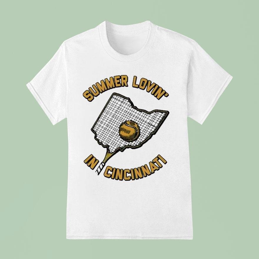 Summer Lovin In Cincinnati Tennis T Shirt