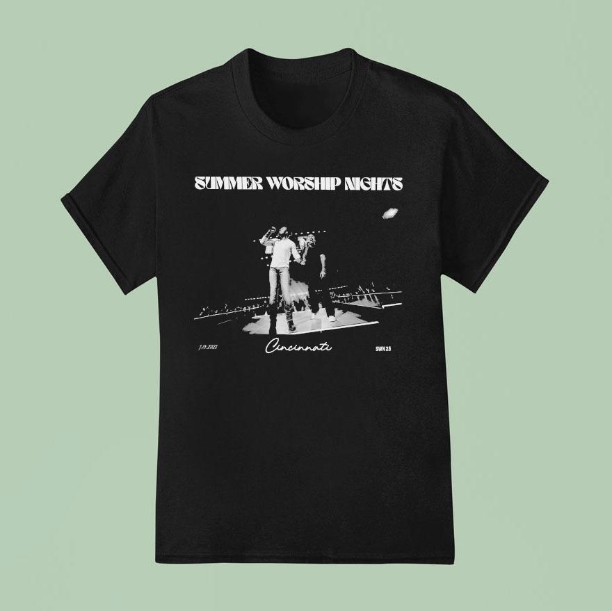 Summer Worship Night Cincinnati Photo T Shirt