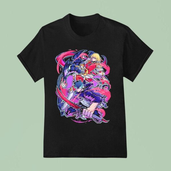 Sung Jinwoo And Cha Hae In From Solo Leveling T Shirt