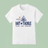 Sunset Life Wide Open Bait And Tackle Live Bait Lures Ice Cold Beer T Shirt