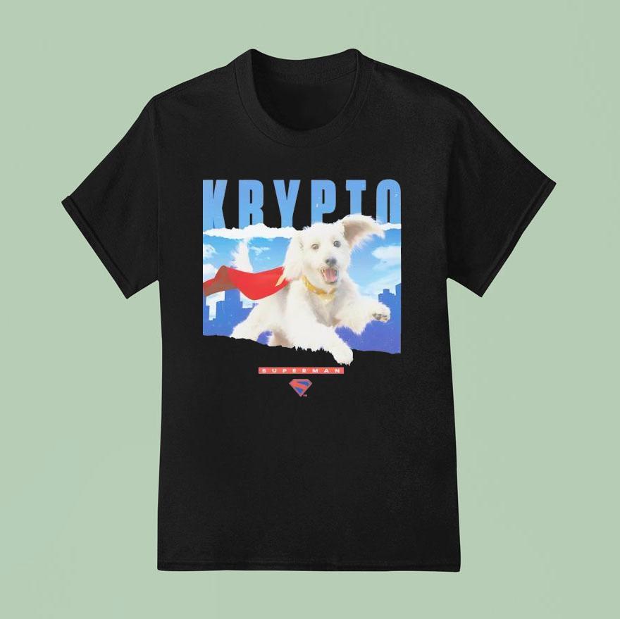 Superman Krypto Dog T Shirt