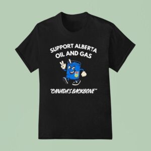 Support Alberta Oil And Gas Canada S Backbone T Shirt