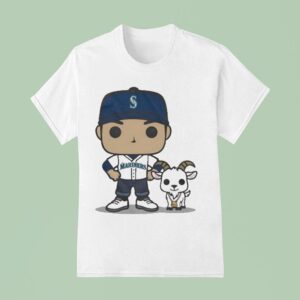 Suzuki Ichir And Junior The Goated Seattle Mariners T Shirt