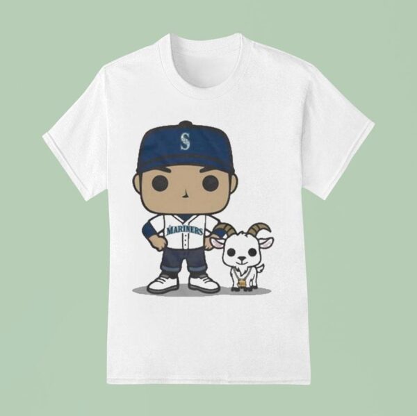 Suzuki Ichir And Junior The Goated Seattle Mariners T Shirt