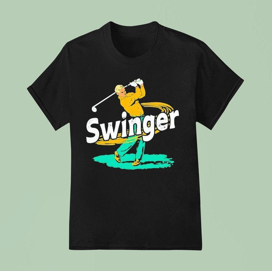 Swinger Golf Cartoon T Shirt