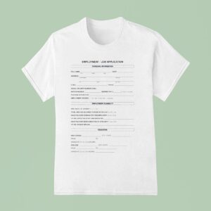Tamir Omari Employment Job Application T Shirt