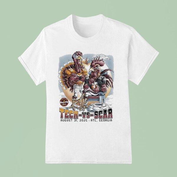 Tech Vs Scar August Atlanta Georgia T Shirt