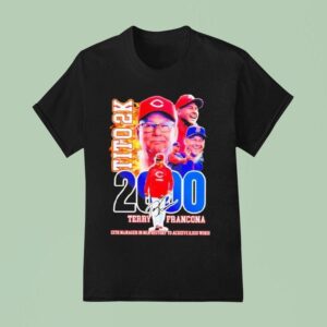 Terry Francona Tito K Th Manager In Mlb History To Achieve Wins T Shirt