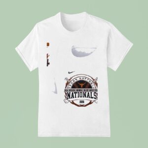 Texas Longhorns Texas Softball Ncaa Division I Women S College World Series Nationals Silhouette T Shirt