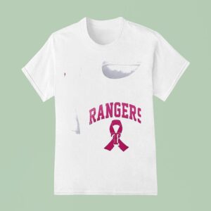 Texas Rangers Mlb Breast Cancer Awareness T Shirt
