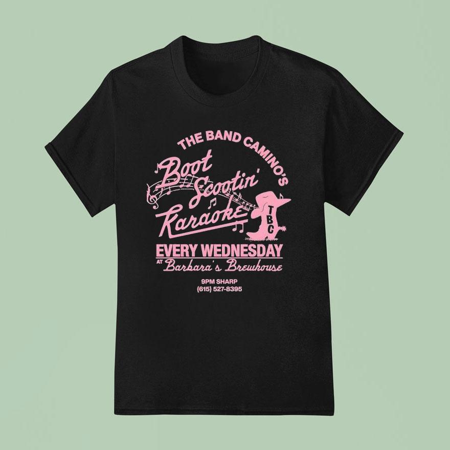 The Band Camino Boot Scootin Karaoke T Shirt