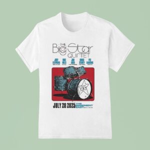 The Basement East July Tour The Big Star Quinte T Shirt