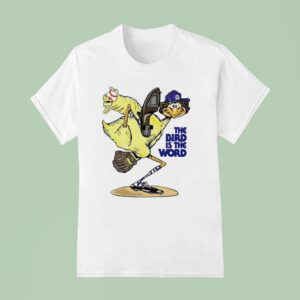 The Bird Is The Word Detroit Tigers Baseball T Shirt