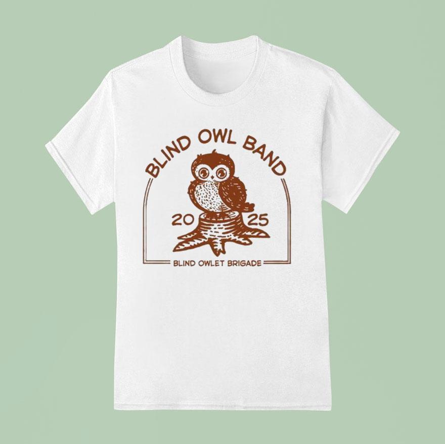 The Blind Owl Band Blind Owlet Brigade T Shirt