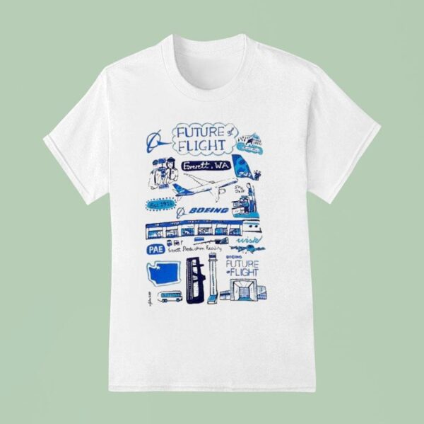 The Boeing Future Of Flight Destination T Shirt