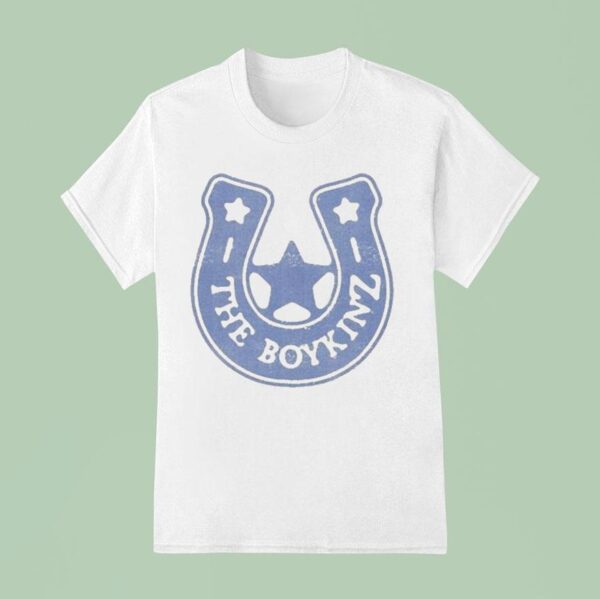 The Boykinz Fell In Love With A Cowboy Horseshoe T Shirt