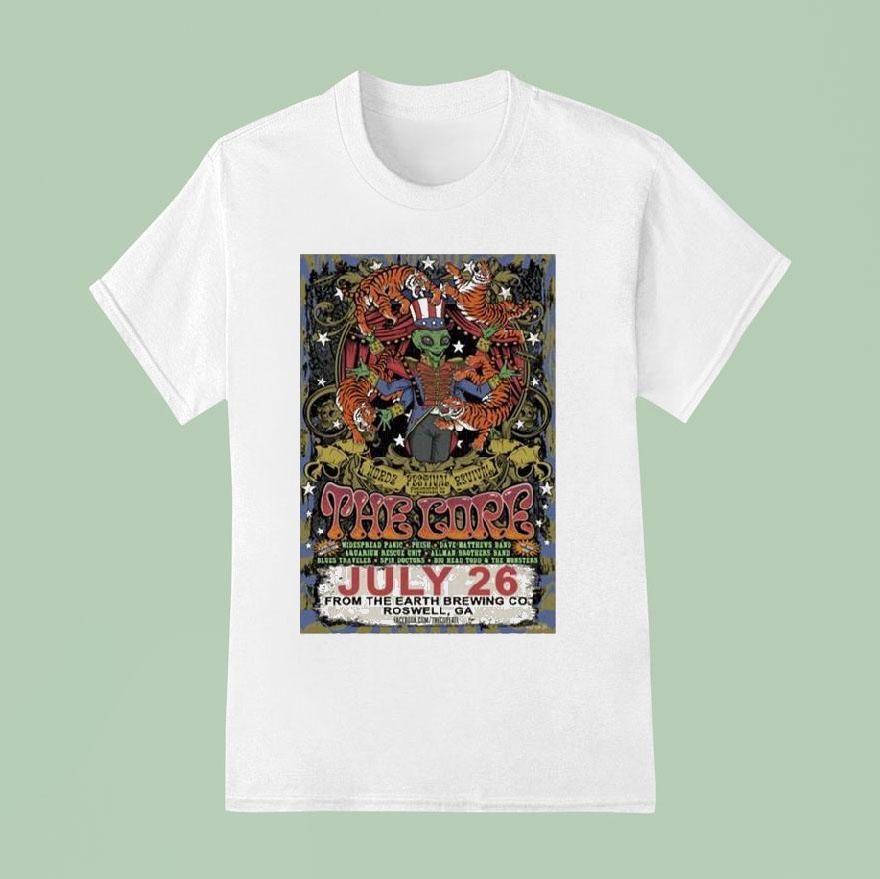 The Core Live In Roswell Ga July Tour T Shirt