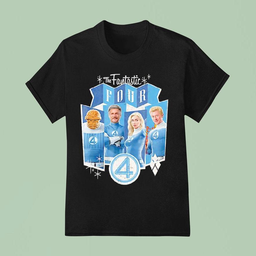 The Fantastic Four Characters Style Team Marvel T Shirt