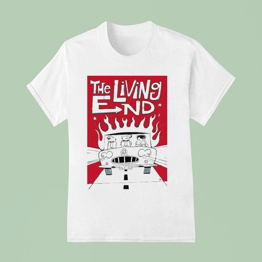 The Living End Cartoon Car T Shirt