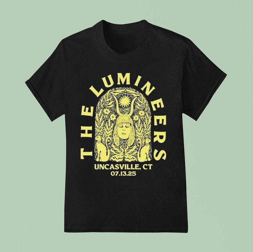 The Lumineers Tour Uncasville Ct T Shirt