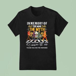 The Man The Myth Hulk Hogan Ozzy Osbourne Chuck Mangione Signatures T Shirt