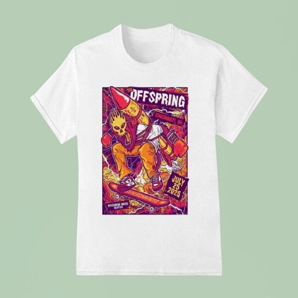 The Offspring Jul Riverbend Music Center In Cincinnati Oh T Shirt