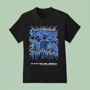 The Offspring Mansfield Massachusetts Concert At Xfinity Center On July Skeleton T Shirt