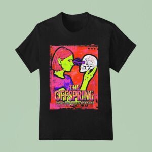 The Offspring Show At Pine Knob Music Theatre In Clarkston Michigan On July With Skull And Psychedelic Girl T Shirt