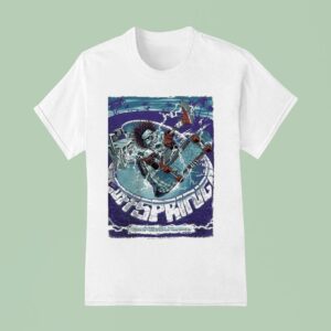The Offspring Supercharged Tour In Toronto On Canada Concert At Budweiser Stage On July Skating Skeleton T Shirt
