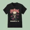 The Offspring Supercharged Worldwide In Tour Rose Skull T Shirt