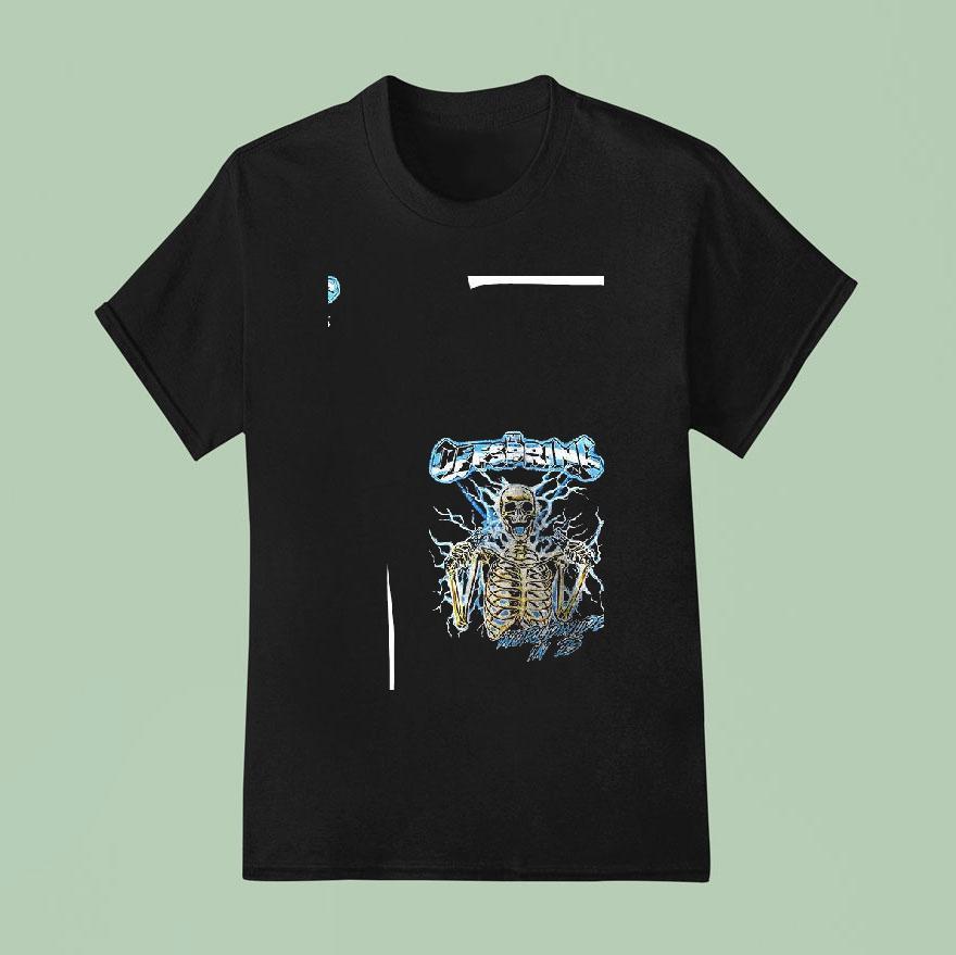 The Offspring Worldwide In Skeleton T Shirt
