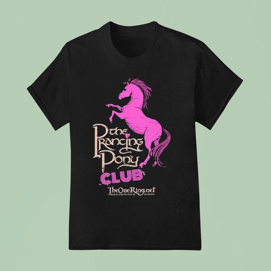The Prancing Pony Club Horse T Shirt