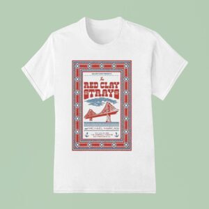 The Red Clay Strays Michael Marcagi San Francisco Ca Tour Summer T Shirt