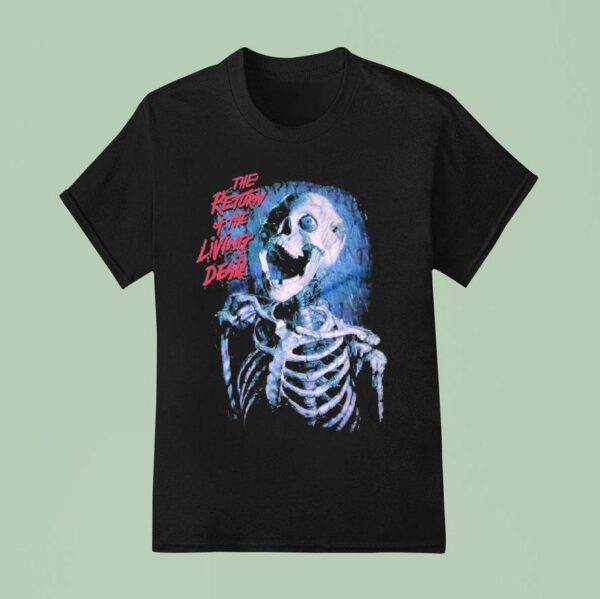 The Return Of The Living Dead Party Boy Skeleton T Shirt