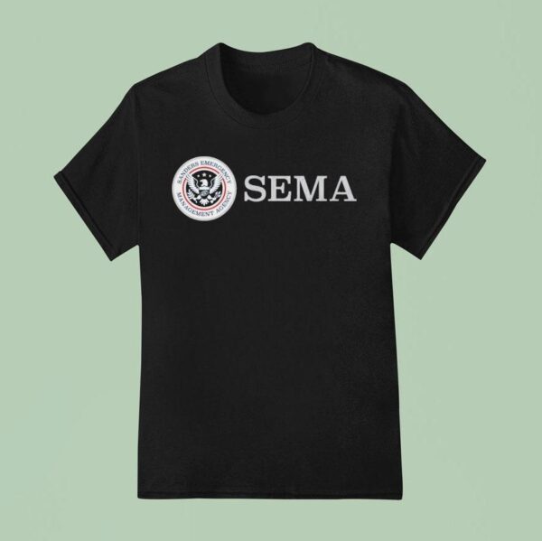 The Sanders Emergency Management Agency Sema Logo T Shirt