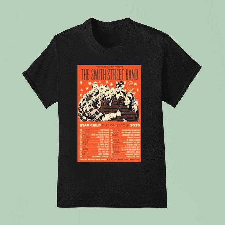 The Smith Street Band Star Child East Coast Tour Dates T Shirt