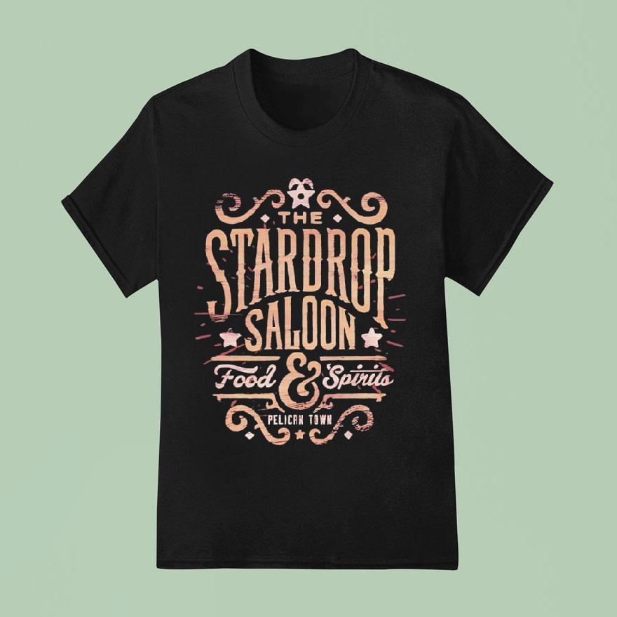 The Stardrop Saloon Food And Spirit Pelican Town T Shirt