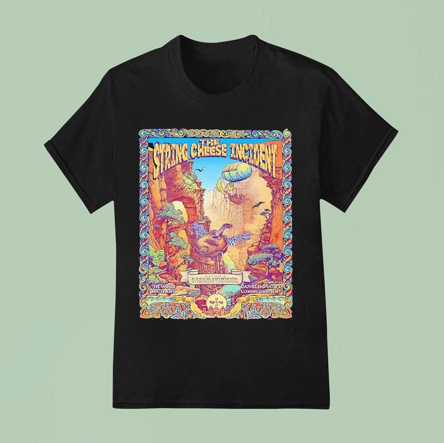 The String Cheese Incident Concert At Red Rocks Amphitheatre Morrison Colorado T Shirt