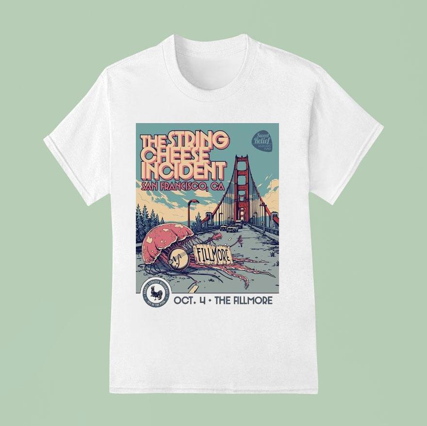 The String Cheese Incident San Francisco California Gig At The Fillmore On October T Shirt