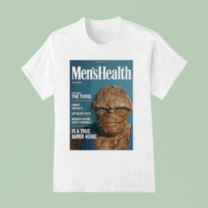 The Thing Men S Health Magazine Parody July Marvel Superhero Wall Art For Gym Lovers T Shirt
