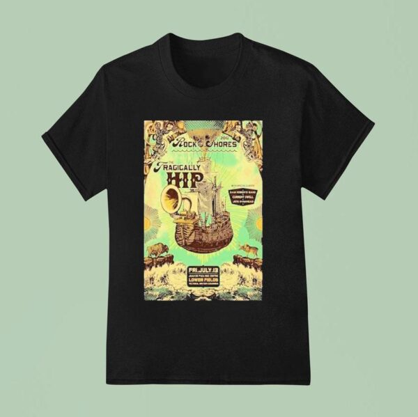 The Tragically Hip July British Columbia T Shirt
