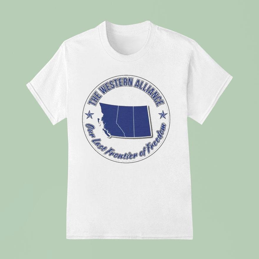 The Western Alliance Our Last Frontier Of Freedom T Shirt