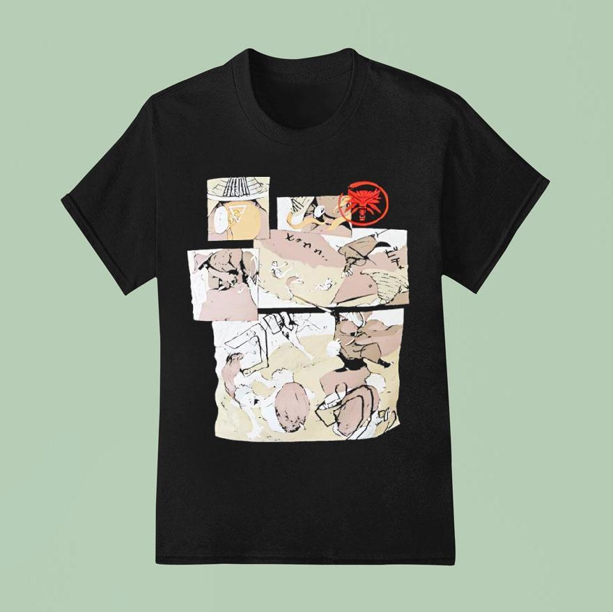 The Witcher Ronin Battle T Shirt