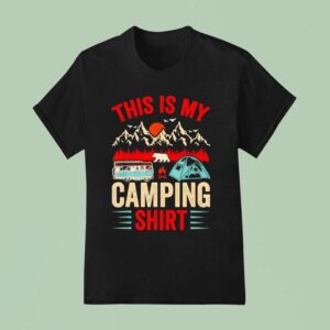 This Is My Camping Vintage T Shirt
