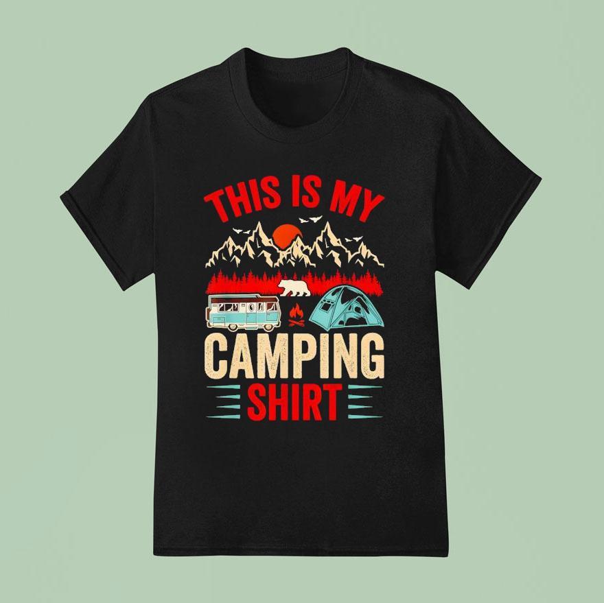 This Is My Camping Vintage T Shirt