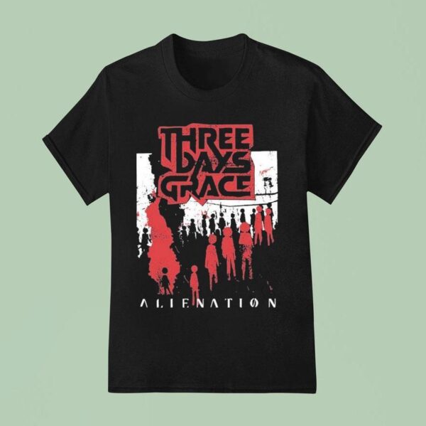 Three Days Grace Alienation Tour T Shirt