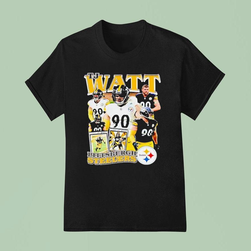 Tj Watt Pittsburgh Slers Football Logo T Shirt