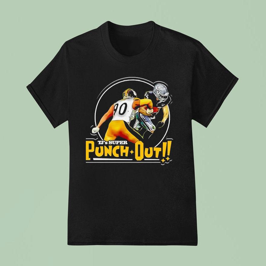Tj Watt Super Punch Out Pittsburgh Slers T Shirt